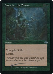 Weather the Storm - Foil Etched - Retro Frame - MH1